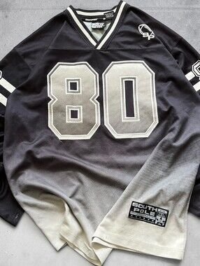 Vintage 90s Y2K Southpole Pullover Hockey Jersey Style Size Mens XL Baggy Silver